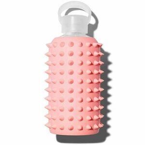 bkr Glass Water Bottle - Luxury BPA Free Water Bottle, Spiked Silicone Sleeve -